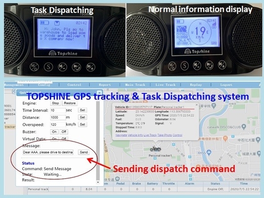 WIFI-hotspot verbindings waterdichte IP67 Openlucht Draadloze 4G GPS drijver met gebouwd in stereospreker