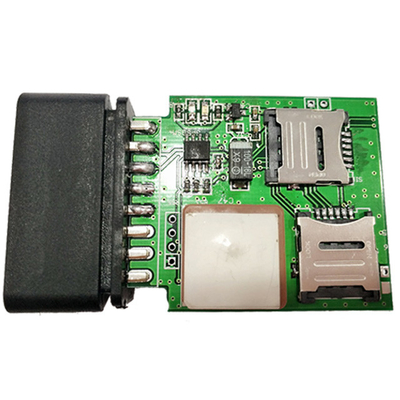 24VDC verre Kenmerkende het Voertuigdrijver van OBD GPS met Enig/Dubbel SIM Card