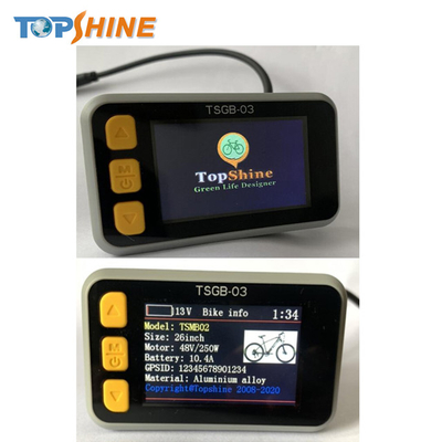 Hydraulische rem 26 &quot; X4-Elektrische Fiets Ebike van de Band500w de Vette Band met GPS die van LCD de plaats bepalen